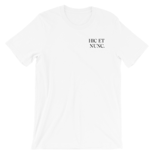 Hic et nunc (t-shirt - unisex) – SERADAM