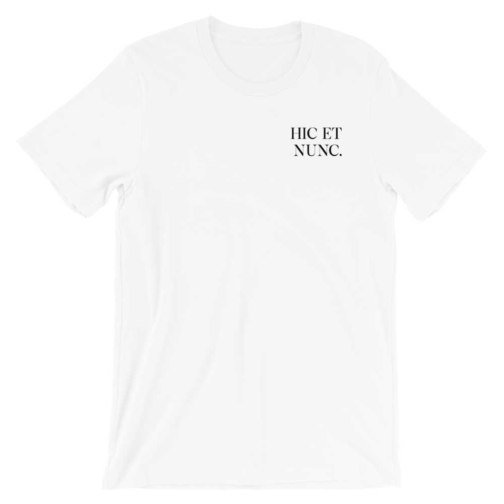 Hic et Nunc - Black T-Shirt - The Stoic Store
